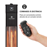 Aquecedor elétrico Blumfeldt Guru Plus Preto (2000 W) - Aquecimento Exterior