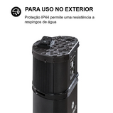 Aquecedor elétrico Blumfeldt Guru Plus Preto (2000 W) - Aquecimento Exterior