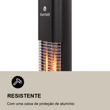 Aquecedor elétrico Blumfeldt Guru Plus Preto (2000 W) - Aquecimento Exterior